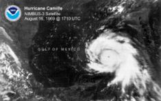 Hurrikan Camille im Golf von Mexiko