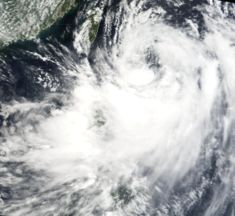 Tropischer Sturm Bilis bei seiner stärksten Intensität