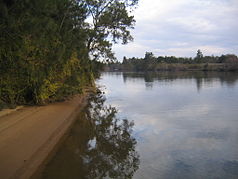 Hawkesbury River von der Cattai Wharf aus