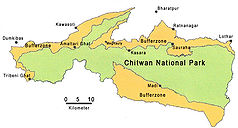 Chitwan Nationalpark mit Pufferzone