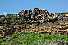 Kliff auf Fraser Island