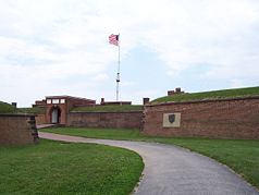 Eingang zum Fort