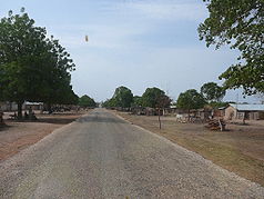 Die South Bank Road in Sankandi