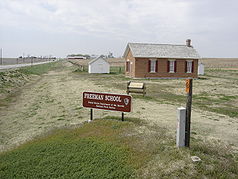 Freeman School, Teil der Gedenkstätte