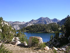 Lake of the Lone Indian im Schutzgebiet.
