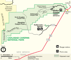 Map of Carlsbad Caverns National Park.png