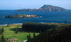 Blick auf Philip Island (im Hintergrund)
