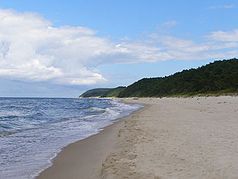 Ein Strand im Nationalpark Wolin