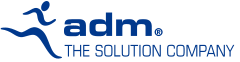 Logo des Callcenters adm