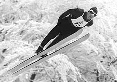 Wolfgang Stöhr bei der Olympiaqualifikation 1968 in Oberhof