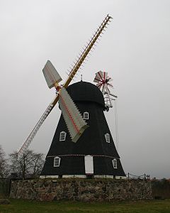 Grubbe-Windmühle bei Faaborg