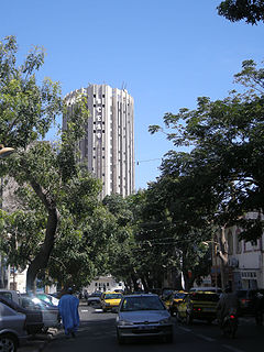 Hauptsitz der BCEAO im Zentrum von Dakar
