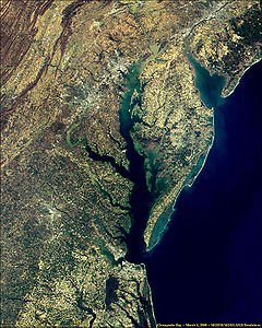 Delmarva-Halbinsel und Chesapeake Bay