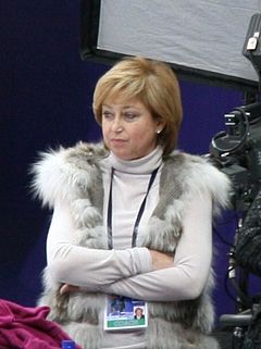 Wodoresowa als Trainerin beim Cup of Russia 2010