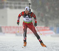 Côté beim Einzelrennen 2008 in Östersund