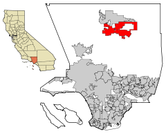 LA County Incorporated Areas Palmdale highlighted.svg