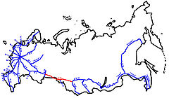 M51 im Fernstraßennetz Russlands