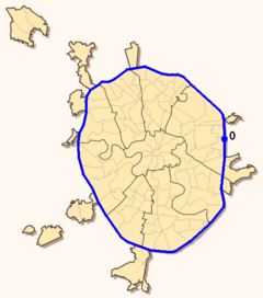 Karte des MKAD