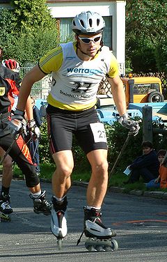 Sebastian Haseney am 30. August 2004 während des Sommer Grand Prix in Steinbach-Hallenberg