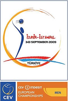 Logo der Volleyball-Europameisterschaft der Herren 2009
