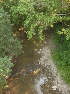 Der Mill Creek nördlich von Cincinnati.