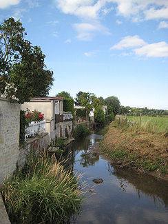 Der Fluss in Bretteville-sur-Odon