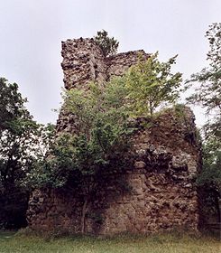 Kleine Lauenburg, Ostseite des Bergfrieds