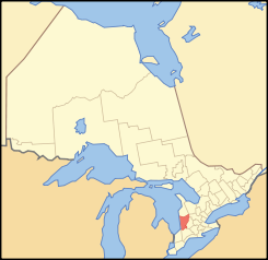 Map of Ontario HURON.svg