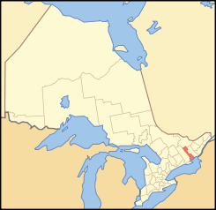 Map of Ontario LENNOX AND ADDINGTON.svg