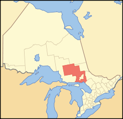 Map of Ontario SUDBURY.svg