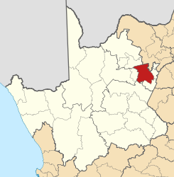 Map of the Northern Cape with Dikgatlong highlighted (2011).svg