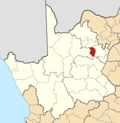 Map of the Northern Cape with Kgatelopele highlighted (2011).svg