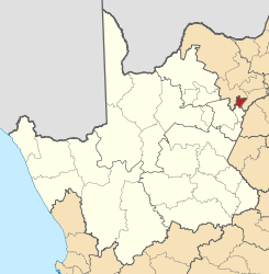 Map of the Northern Cape with Phokwane highlighted (2011).svg