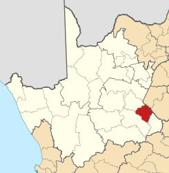 Map of the Northern Cape with Renosterberg highlighted (2011).svg