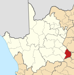 Map of the Northern Cape with Umsobomvu highlighted (2011).svg