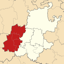 Map of Gauteng with West Rand highlighted (2011).svg