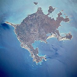 Satellitenbild von Groote Eylandt