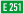 European Road 251 number DE.svg