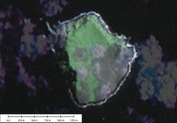 Landsat-Satellitenbild von ʻAta