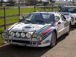Rally 037 des Lancia-Martini-Werksteams