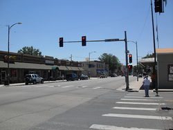 Die Cleveland Avenue im Zentrum