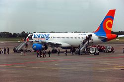 Ein Airbus A320-200 der Viking Hellas