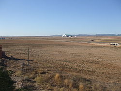 Sicht aus Osten von der N234 aus, 2011