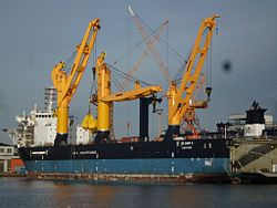 Die OIG Giant II 2011 nach dem Umbau bei der Lloyd Werft