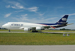 Boeing 747-400 der World Airways