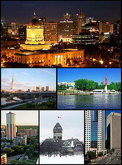 Stadtzentrum von Winnipeg