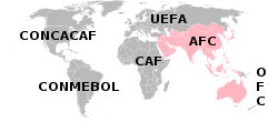 Der asiatische Kontinentalverband AFC
