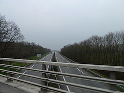 Die A64 bei Berlanne.