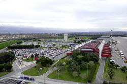 Panoramablick auf das Terminal
