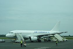 Ein Airbus A320-200 der Air Corsica